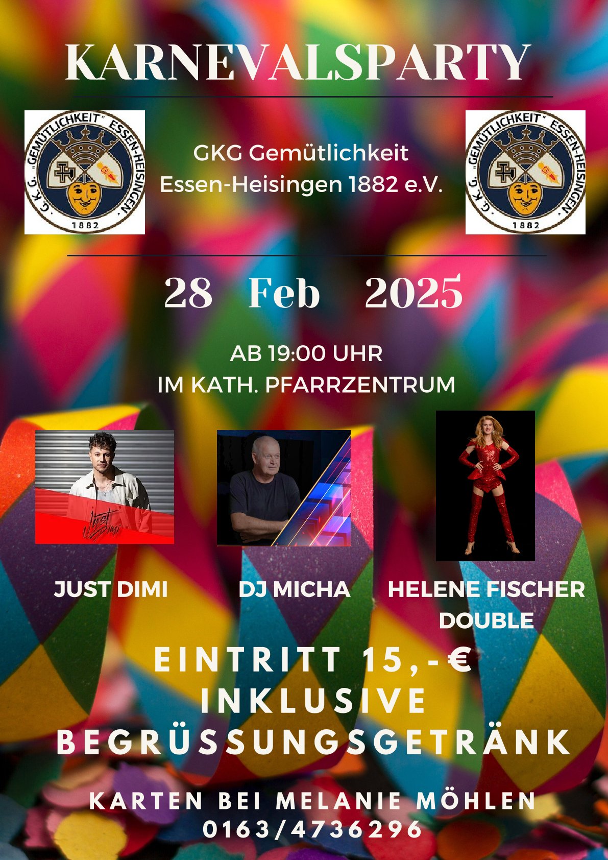 Karnevalsparty am 28.02.2025